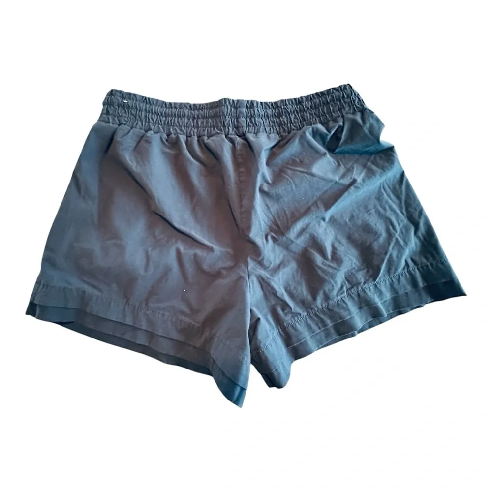 CALIA by Carrie Underwood Blue Journey High Rise Smocked Waistband Shorts Medium